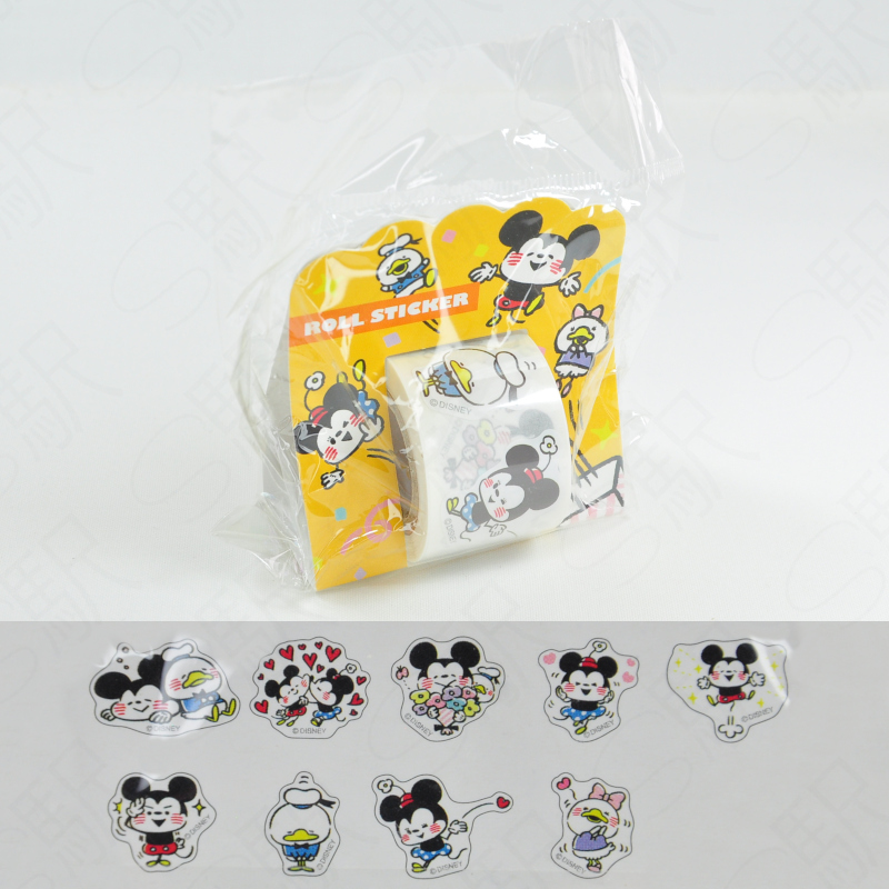 Disney Store Exclusive Roll Sticker - Mickey and Minnie